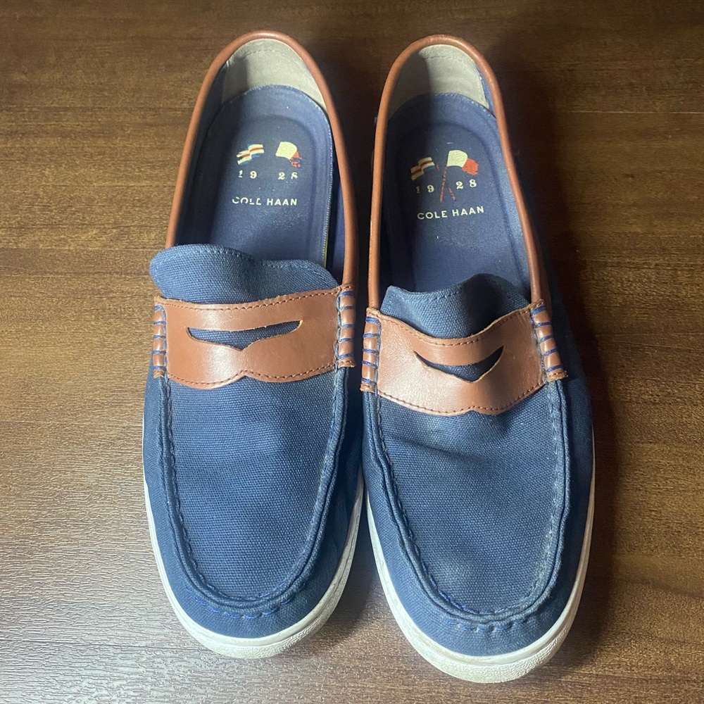 Navy Cole Nantucket Loafers